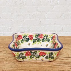 ポーリッシュポタリー ARTYSTYCZNA スクエア ボウル_11.5cm_CA657-2709X