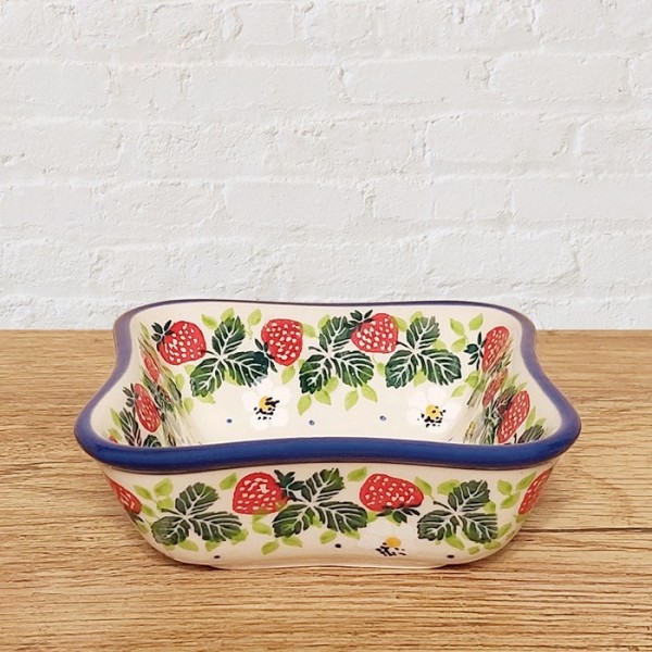 ポーリッシュポタリー ARTYSTYCZNA スクエア ボウル_11.5cm_CA657-2709X