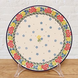 ポーリッシュポタリーCERAMIKA ARTYSTYCZNA平皿21cm_CA337-2348X