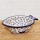 ポーリッシュポタリーCERAMIKA ARTYSTYCZNAお魚ビックボウル19cm_CAE14-1771X