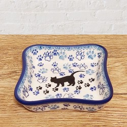 ポーリッシュポタリーCERAMIKA ARTYSTYCZNAスクエア ボウル11.5cm_CA630-1771X