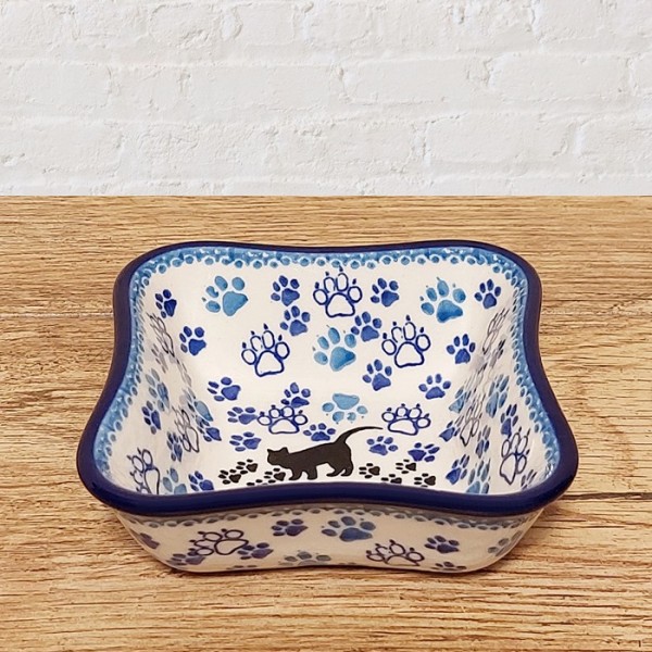 ポーリッシュポタリー CERAMIKA ARTYSTYCZNA スクエア ボウル11.5cm_CA657-1771X