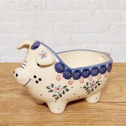 ポーリッシュポタリー WIZA ぶたの形のボウル_W965-149