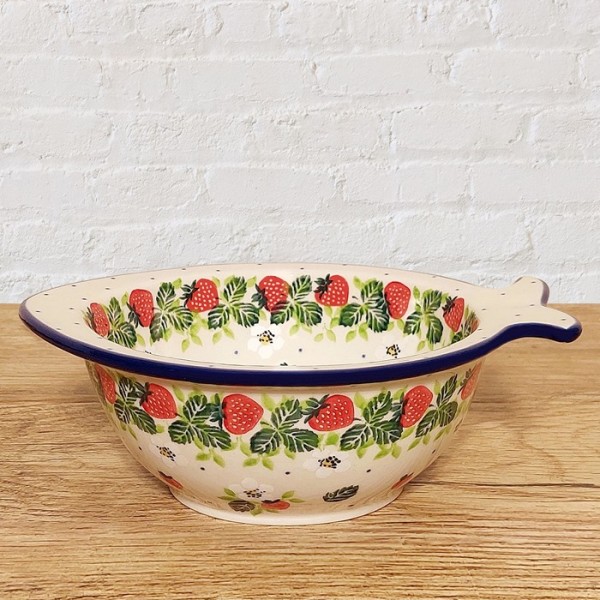 ポーリッシュポタリー CERAMIKA ARTYSTYCZNA お魚ビックボウル19cm_CAE14-2709X