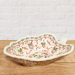 ポーリッシュポタリー VENA リーフボウル21cm_V160-C310