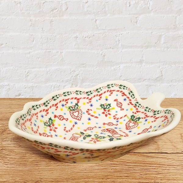 ポーリッシュポタリー VENA リーフボウル21cm_V160-C310