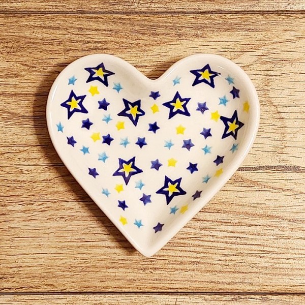 ポーリッシュポタリー VENA_ハートプレート_V392-B246