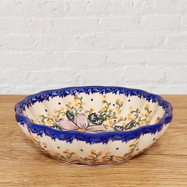 ポーリッシュポタリー_VENA_フリルボウル17cm_V449-U275