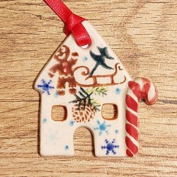 ポーリッシュポタリー VENA 家のオーナメントV604-U999