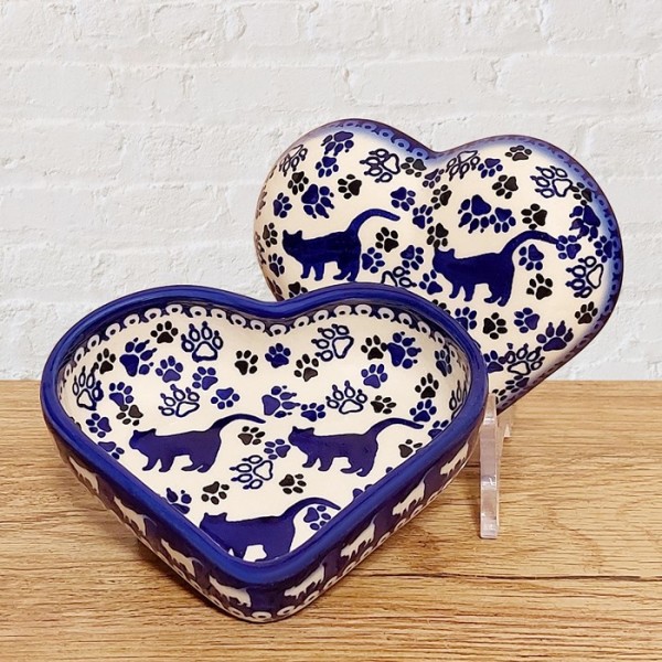 ポーリッシュポタリー DALIA ハートボックス DP-U240