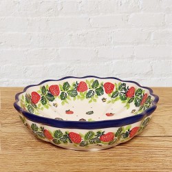 ポーリッシュポタリーCERAMIKA ARTYSTYCZNA フリルボウル15cm_CA972-2709X