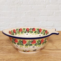 ポーリッシュポタリー CERAMIKA ARTYSTYCZNA お魚ビックボウル19cm_CAE14-2709X