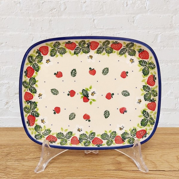 ポーリッシュポタリー CERAMIKA ARTYSTYCZNA スクエアディッシュ18cm_CA160-2709X