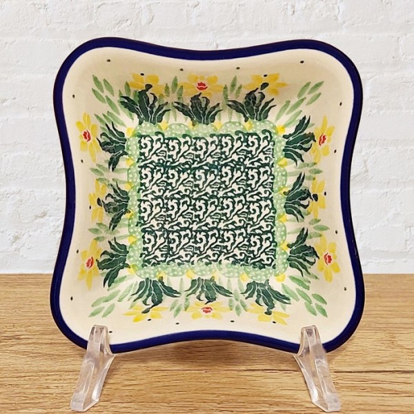 ポーリッシュポタリー CERAMIKA ARTYSTYCZNA スクエア ボウル11.5cm CA657-2122X