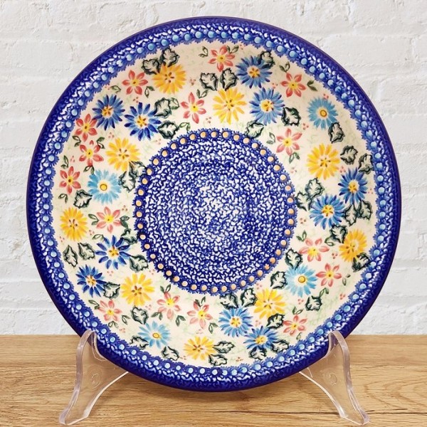 ポーリッシュポタリー VENA スープ・パスタ皿23cm V133-CU112