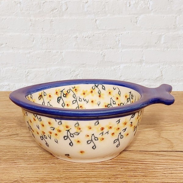 ポーリッシュポタリー VENA お魚ボウル300ml V487-B256