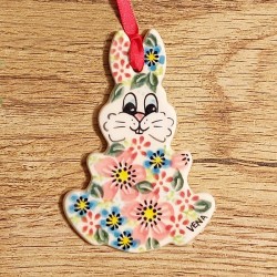 ポーリッシュポタリー VENA うさぎのオーナメント_V597-A574