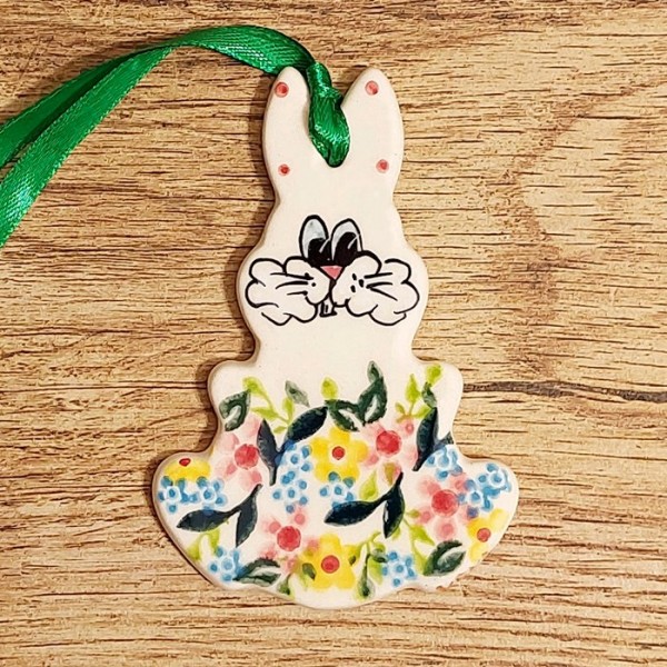 ポーリッシュポタリー VENA うさぎのオーナメント_V597-C118