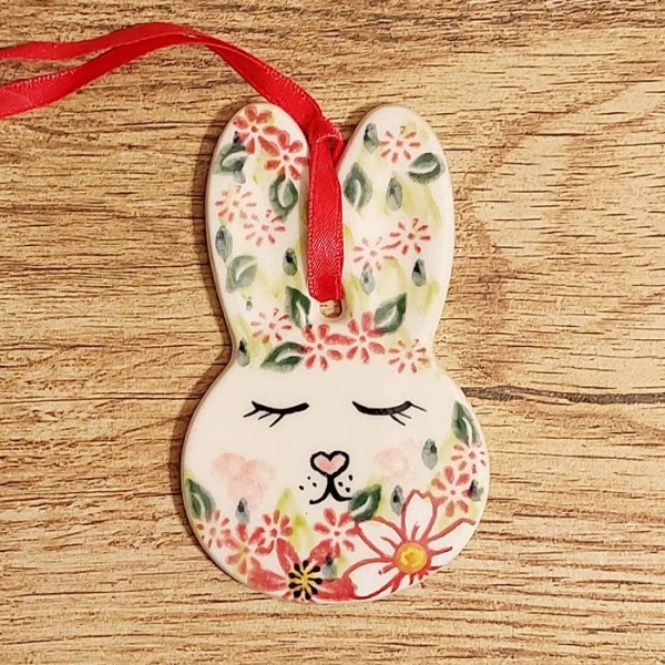 ポーリッシュポタリー VENA うさぎのオーナメント_V628-U525