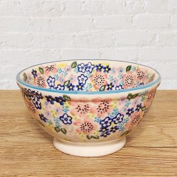 ポーリッシュポタリー VENA カフェオレボウル大 14cm_V424-A574