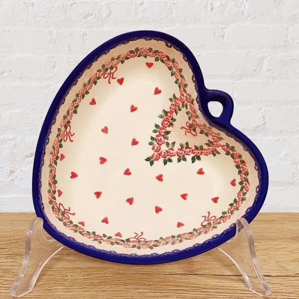 ポーリッシュポタリー VENA ハートボウル16cm_V069-U455