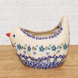 ポーリッシュポタリー VENA 小鳥型の容器 480ml_V562-C114