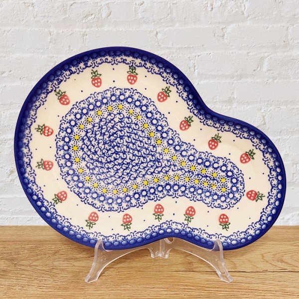 ポーリッシュポタリーVENAダルマ プレート28cm_V209-C210