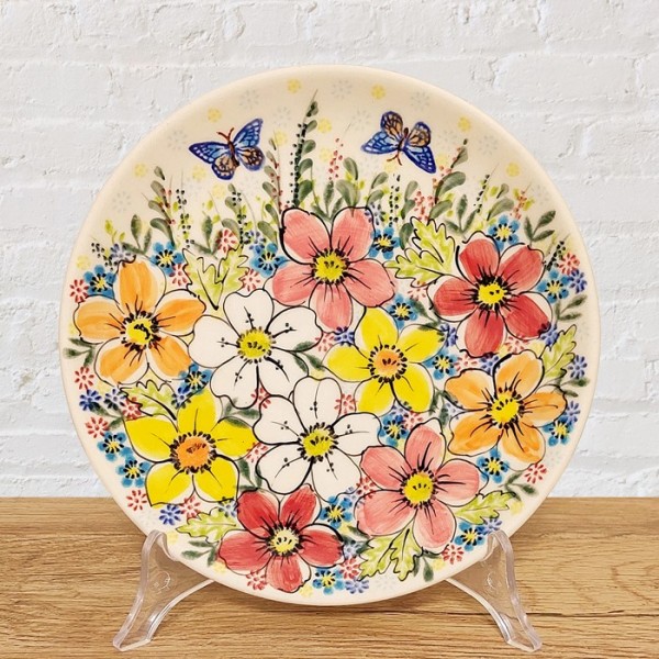 ポーリッシュポタリー VENA 平皿19cm｜V132-A542