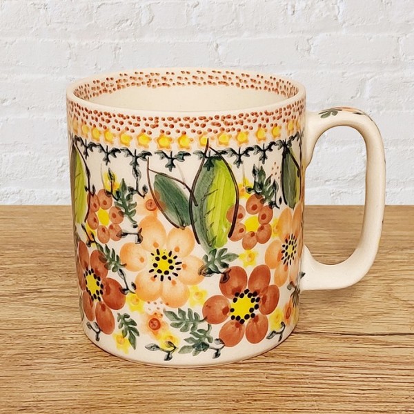 ポーリッシュポタリーVENAストレートマグ400ml_V055-A508