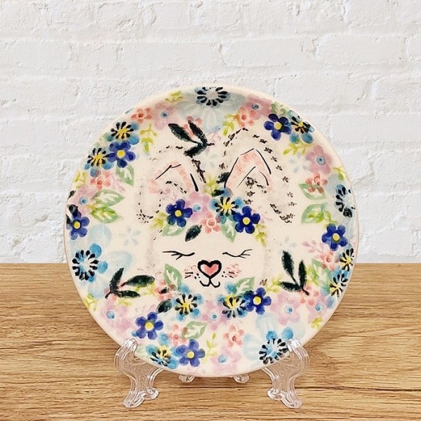 ポーリッシュポタリー VENA 豆皿φ10cm.V372-A578