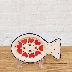 ポーリッシュポタリー CERAMIKA ARTYSTYCZNA おさかな小皿_CAB47-2108X