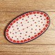 ポーリッシュポタリー CERAMIKA ARTYSTYCZNA オーバルプレート22cm_CA301-2108X