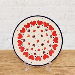 ポーリッシュポタリー CERAMIKA ARTYSTYCZNA プレート小φ12.5cm_CAD21-2108X