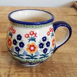 MANUFAKTURAマヌファクトゥラ- ボレスワヴィエツ陶器 - ﾎﾟｰﾗﾝﾄﾞﾏｸﾞｶｯﾌﾟ (220ml) K67-P373