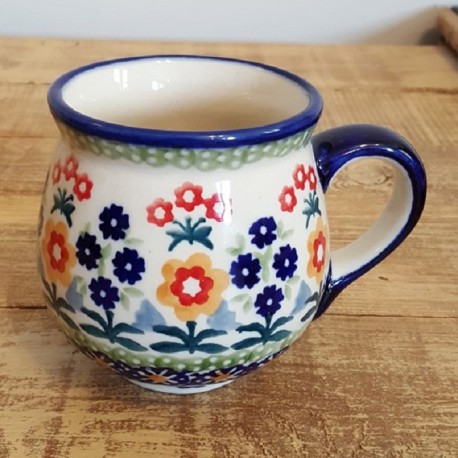 MANUFAKTURAマヌファクトゥラ- ボレスワヴィエツ陶器 - ﾎﾟｰﾗﾝﾄﾞﾏｸﾞｶｯﾌﾟ (220ml) K67-P373