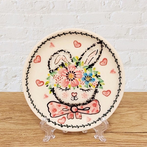 ポーリッシュポタリー VENA 豆皿φ10cm_V372-A1-589