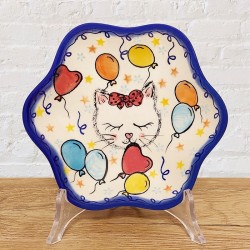 ポーリッシュポタリー VENA 花びら型ボウルφ17cm_V445-A1-586