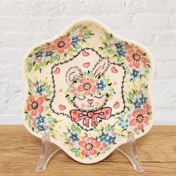 ポーリッシュポタリー VENA 花びら型ボウルφ17cm_V445-A1-589