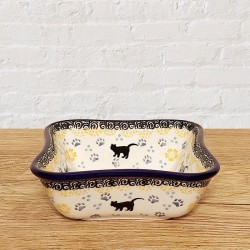 ポーリッシュポタリー CERAMIKA ARTYSTYCZNA スクエア ボウル11.5cm_CA657-2153X