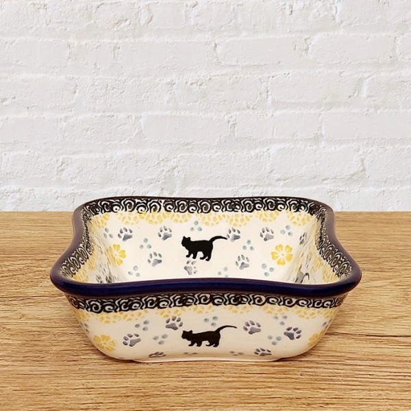 ポーリッシュポタリー CERAMIKA ARTYSTYCZNA スクエア ボウル11.5cm_CA657-2153X