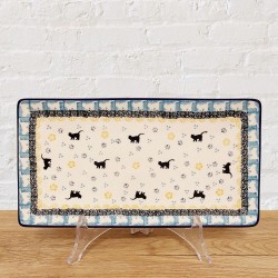 ポーリッシュポタリー CERAMIKA ARTYSTYCZNA 長方形プレート30cm_CAC26-2153X