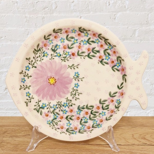 ポーリッシュポタリー VENA フィッシュプレート23cm_V488-U211