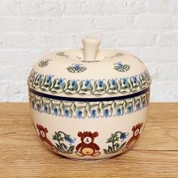 ポーリッシュポタリー CERAMIKA ARTYSTYCZNA りんごポット小φ10.5cm_CA38-1137X