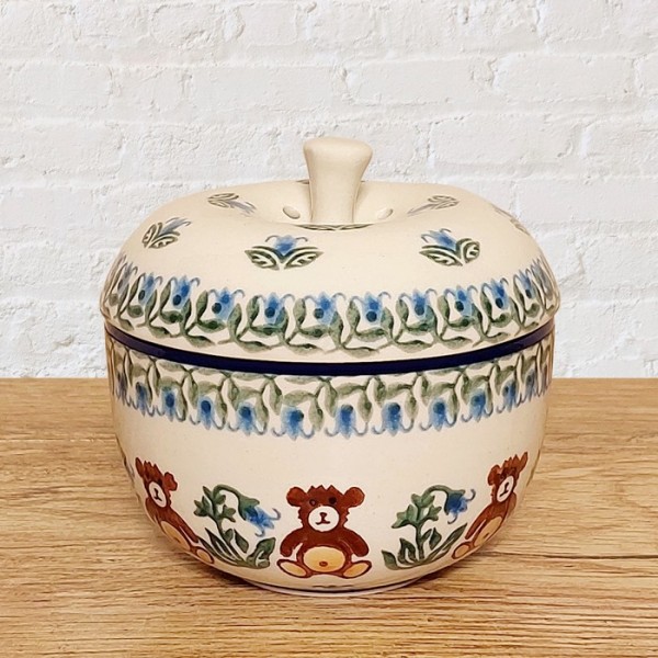 ポーリッシュポタリー CERAMIKA ARTYSTYCZNA りんごポット小φ10.5cm_CA38-1137X