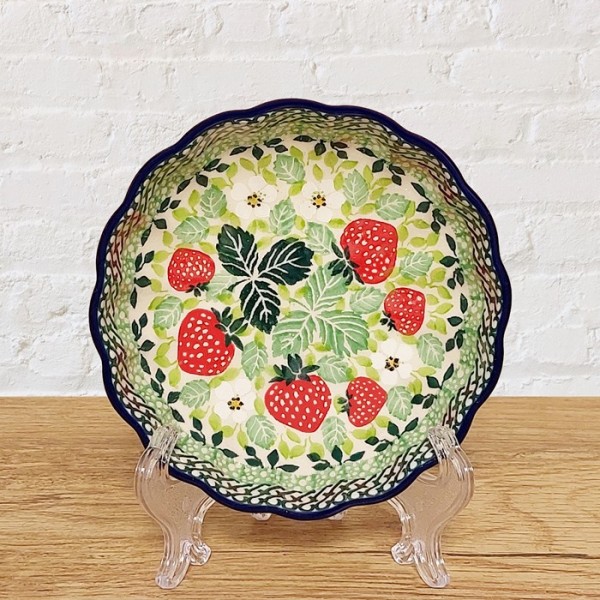 ポーリッシュポタリー CERAMIKA ARTYSTYCZNA フリルボウルφ11.5cm_CA23-U5151