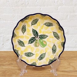 ポーリッシュポタリー CERAMIKA ARTYSTYCZNA フリルボウルφ11.5cm_CA23-2301X