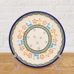 ポーリッシュポタリー CERAMIKA ARTYSTYCZNA 平皿φ16cm_CA261-1761X