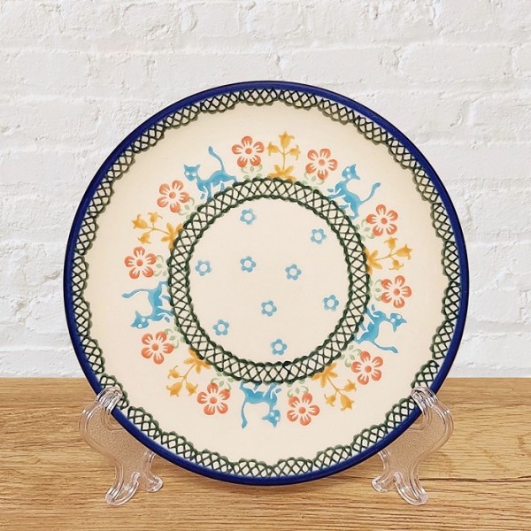 ポーリッシュポタリー CERAMIKA ARTYSTYCZNA 平皿φ16cm_CA261-1761X