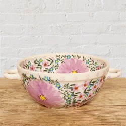 ポーリッシュポタリー VENA スープボウル取手付き20cm_V237-U211