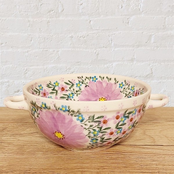 ポーリッシュポタリー VENA スープボウル取手付き20cm_V237-U211